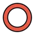 Hollow Red Circle