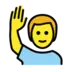 Man Raising Hand