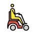 person-in-motorized-wheelchair-facing-right Emoji openmoji