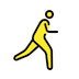 person-running-facing-right Emoji openmoji