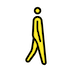 person-walking-facing-right Emoji openmoji