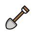shovel Emoji openmoji
