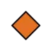 Small Orange Diamond