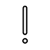 White Exclamation Mark