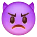 Angry Face With Horns