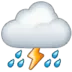 Cloud With Lightning and Rain