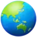 Globe Showing Asia-Australia