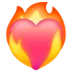 Heart on fire