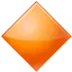 Large Orange Diamond