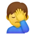 Man Facepalming