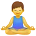 Man In Lotus Position