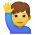 Man Raising Hand