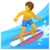 Man Surfing