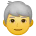 Man: White Hair