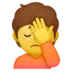 Person Facepalming