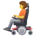 Person In Motorized Wheelchair