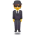Person In Suit Levitating