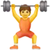 Person Lifting Weights