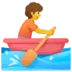 Person Rowing Boat
