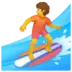 Person Surfing