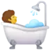 Person Taking Bath