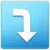 Right Arrow Curving Down