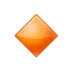 Small Orange Diamond