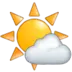 Sun Behind Small Cloud