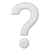 White Question Mark