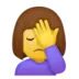 Woman Facepalming