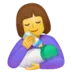 Woman Feeding Baby