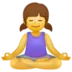 Woman In Lotus Position