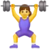 Woman Lifting Weights