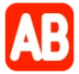 AB Button (Blood Type)