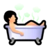 Person Taking Bath