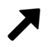 Up-Right Arrow
