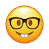 🤓 Улыбающееся лицо в очках