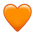 🧡 Оранжевое сердце