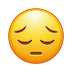😔 Печально-задумчивое лицо