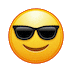 😎 Улыбающееся лицо в темных очках