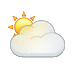 🌥️ Солнце за большим облаком
