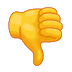 👎 Опущенный большой палец