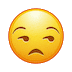 😒 Недовольное лицо