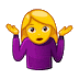 🤷♀️ Женщина, пожимающая плечами