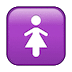 🚺 Значок «для женщин»