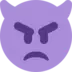 Angry Face With Horns