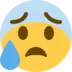 Anxious Face With Sweat