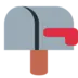 Closed Mailbox With Lowered Flag