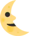 Last Quarter Moon Face