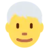 Man: White Hair